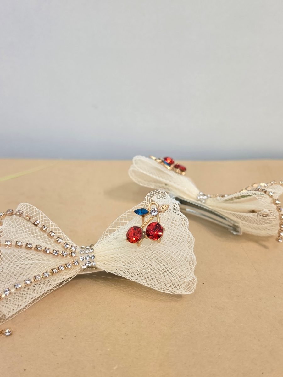 Elegant Mesh Bow Hair Clip