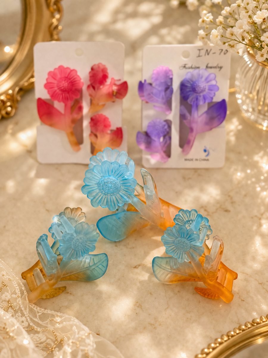Long Flower 3-Piece Set